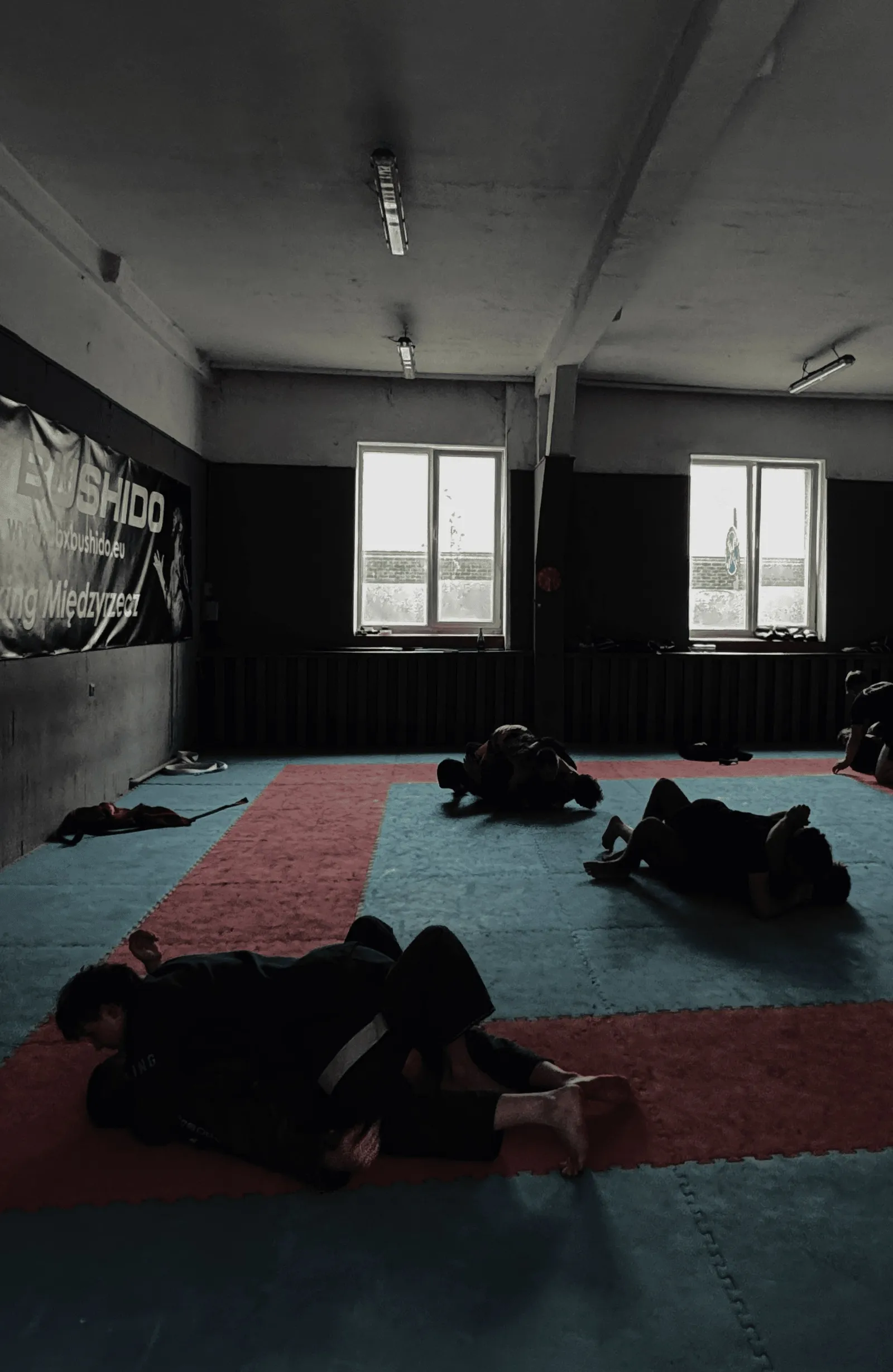 Sala treningowa klubu BJJ Międzyrzecz przy ul. Chrobrego 23